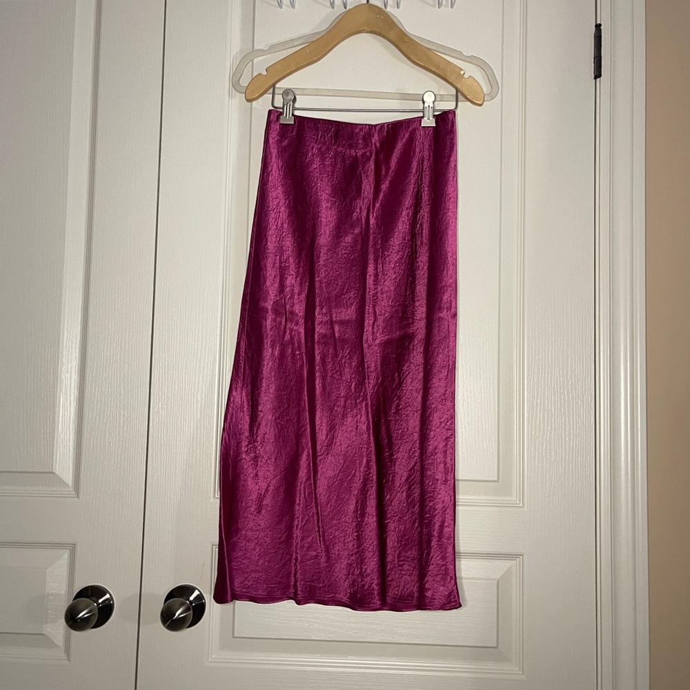 Babaton satin skirt